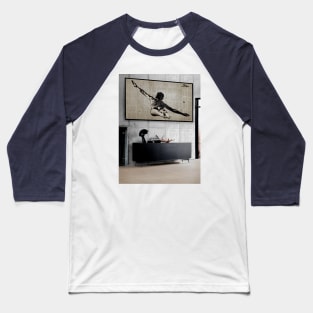 Room with flying free Baseball T-Shirt